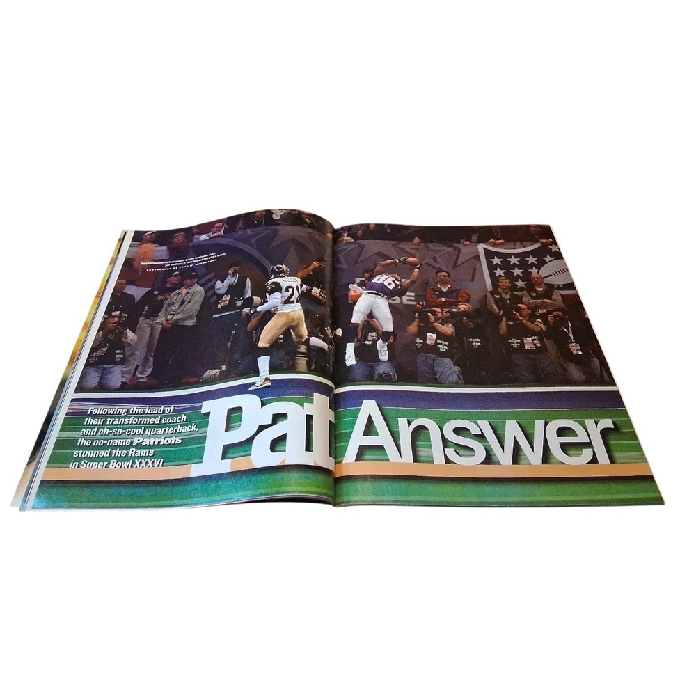 Vintage Feb 11 2002 New England Patriots Super Bowl Sports Illustrated Magazine - Picture 9 of 9